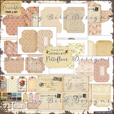 junk journal ephemera|10 Free Printable Junk Journal Ephemera Pages .